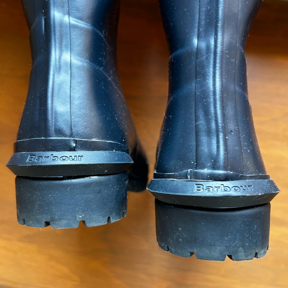 Barbour Tempest Boots Navy - Picture 5 of 9